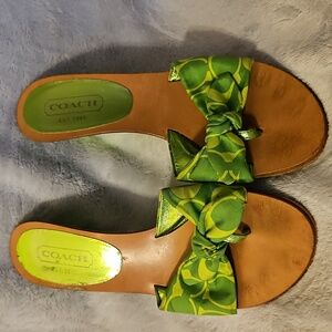 Coach sandals